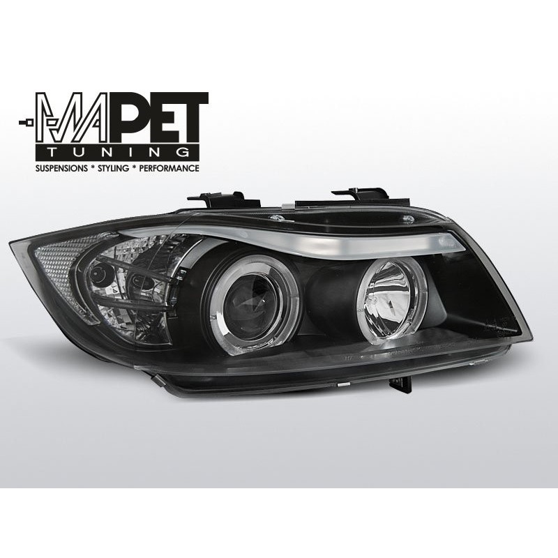 BMW E90 / E91 Angel Eyes BLACK Ringi LPBM76 BMW E90 / E91 Angel Eyes BLACK Ringi LPBM76