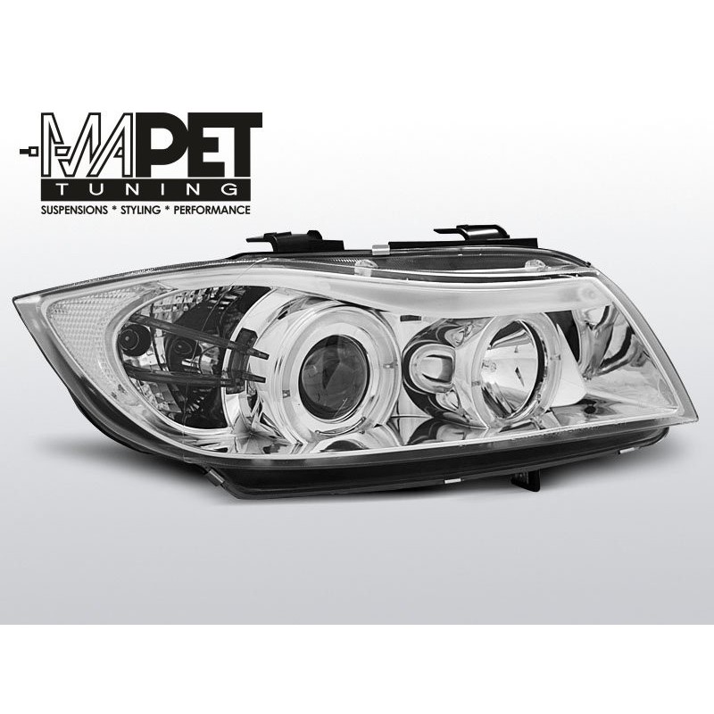 BMW E90 / E91 Angel Eyes CHROM Ringi LPBM75