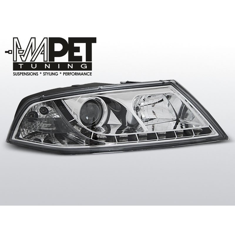 Skoda Octavia 2 04-08 diodowe CHROM LED D1S Xenon LPSK09