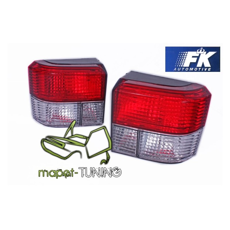 VW T4 Caravelle / Multivan / Transporter - RED / WHITE LTVW46