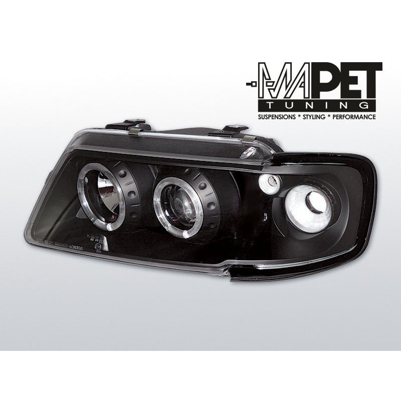 Audi A3 8L 96-00 BLACK Angel Eyes soczewkowe Ringi - LPAU05