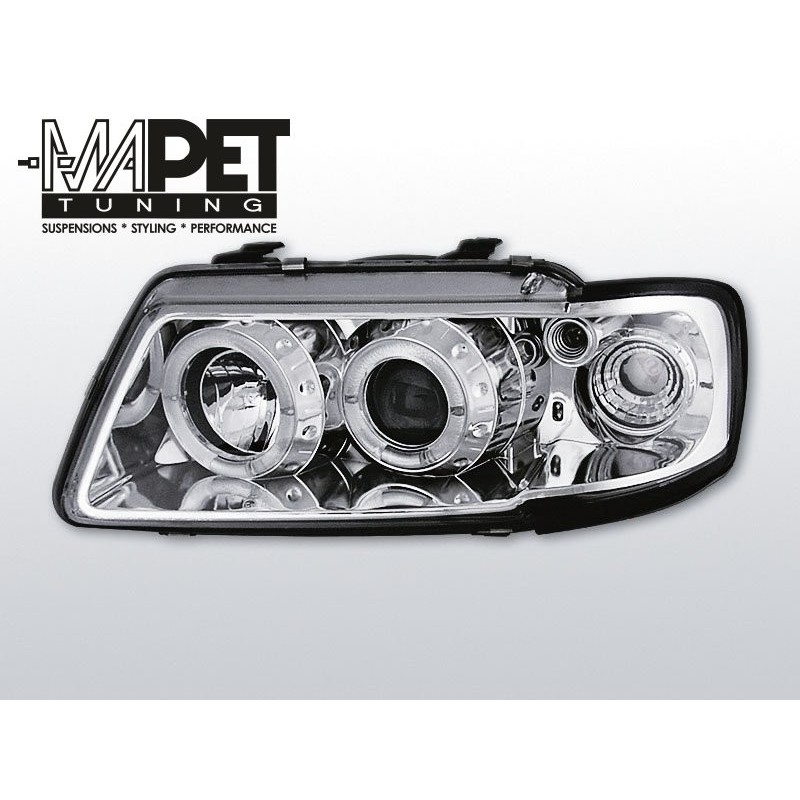 Audi A3 8L 96-00 CHROM Angel Eyes soczewkowe Ringi - LPAU06