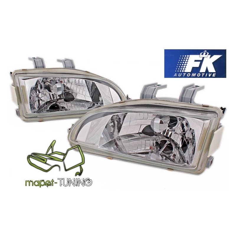 Honda Civic 91-95 clearglass CHROM LPHO14
