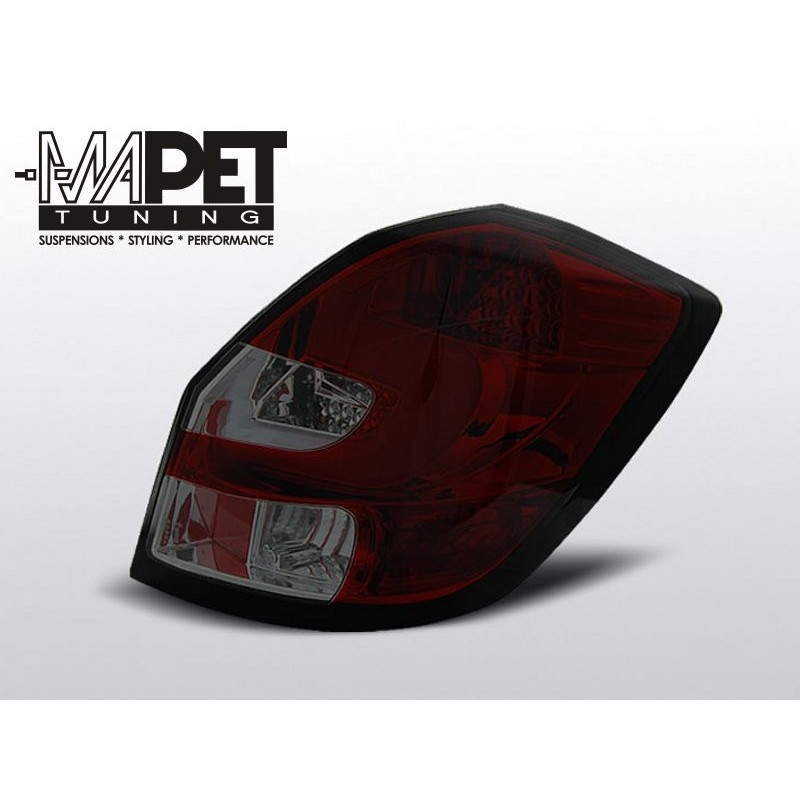 Skoda Fabia II 07- LED BAR SMOKED RED LDSK07