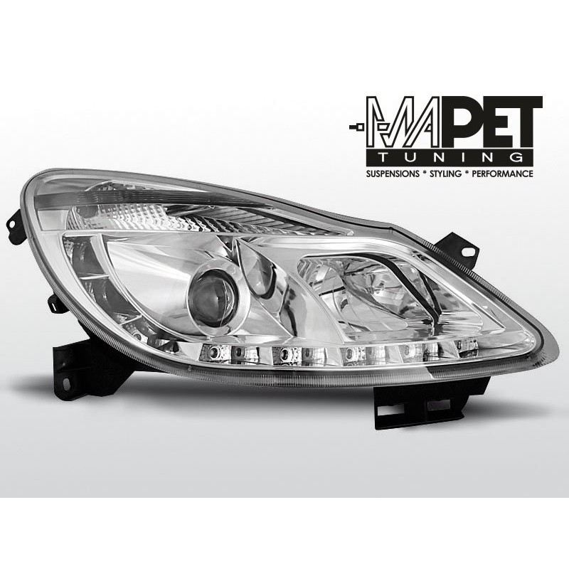 Opel Corsa D - diodowe CHROM LED - LPOP49