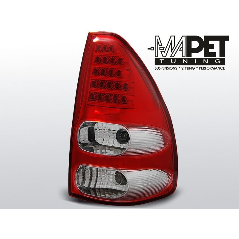 Toyota Land Cruiser 120 - Red White LED diodowe LDTO07