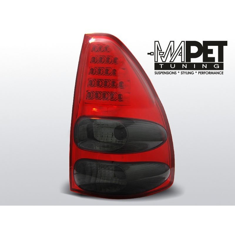 Toyota Land Cruiser 120 - Red Black LED diodowe LDTO08