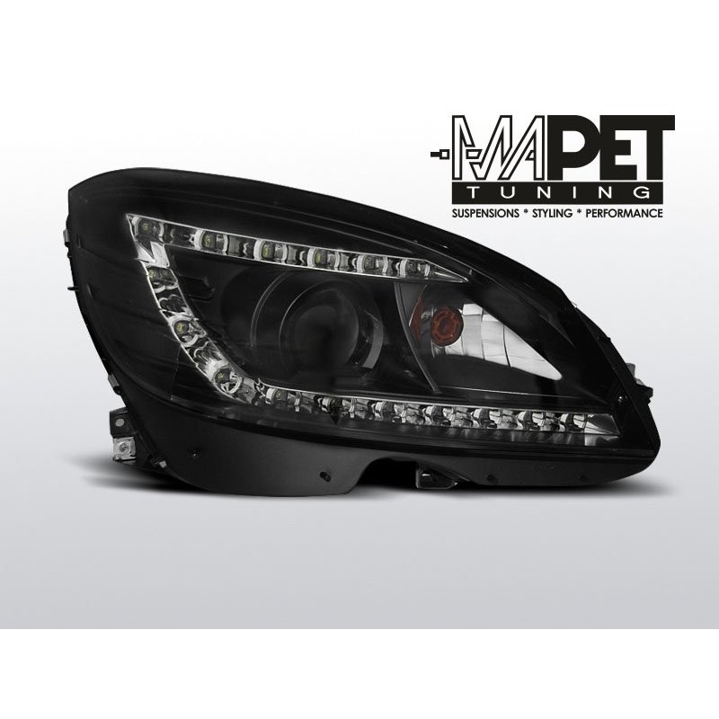 Mercedes C-klasa W204 07-10 LED BLACK diodowe LPME70