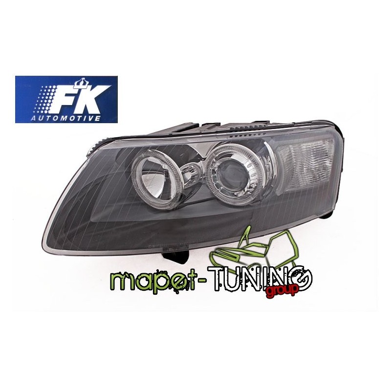 Audi A6 4F (04-) Black Angel Eyes soczewkowe LPAU72