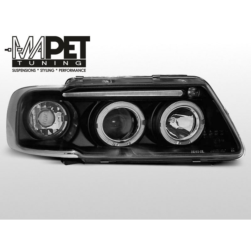 Audi A3 96-00 BLACK Angel Eyes  Ringi czarne LPAU17