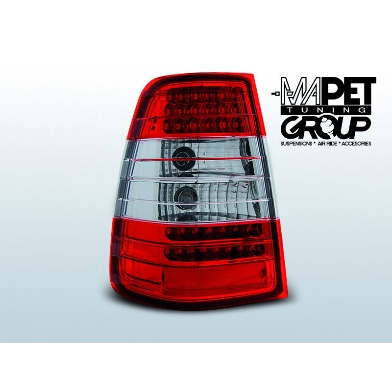 Mercedes E-klasa Kombi (W124) clear Red/White LED DIODOWE LDME25