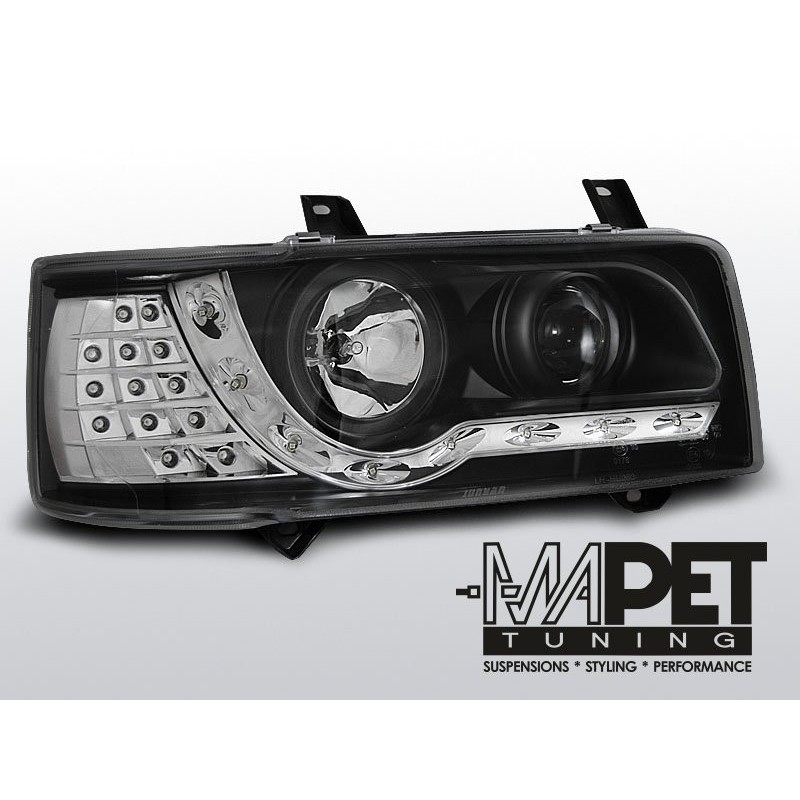 VW T4 Transporter 90-03 BLACK LED kierunek LED LPVWF1
