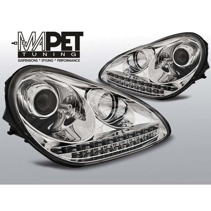 PORSCHE CAYENNE  - CHROM XENON LED - ksenonowe diodowe   LPPO03