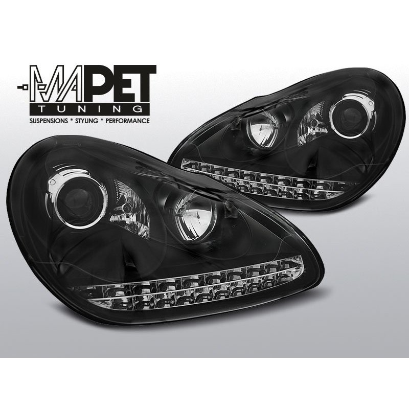 PORSCHE CAYENNE  - BLACK XENON LED - ksenonowe diodowe   LPPO04