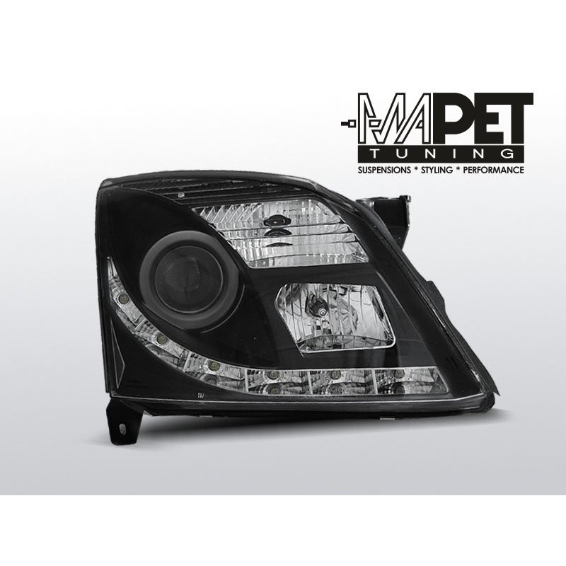 Opel Vectra C 02-05 DAYLIGHT BLACK XENON D2S DRL LED dzienne LPOP80