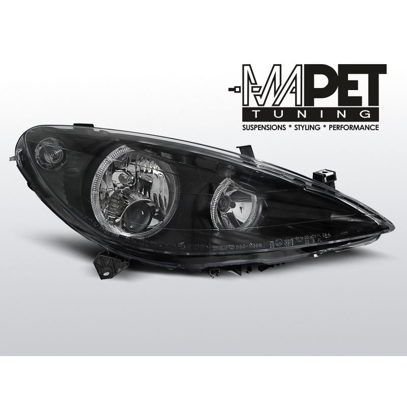PEUGEOT 307 01-05 ANGEL EYES BLACK LPPE05 DEPO