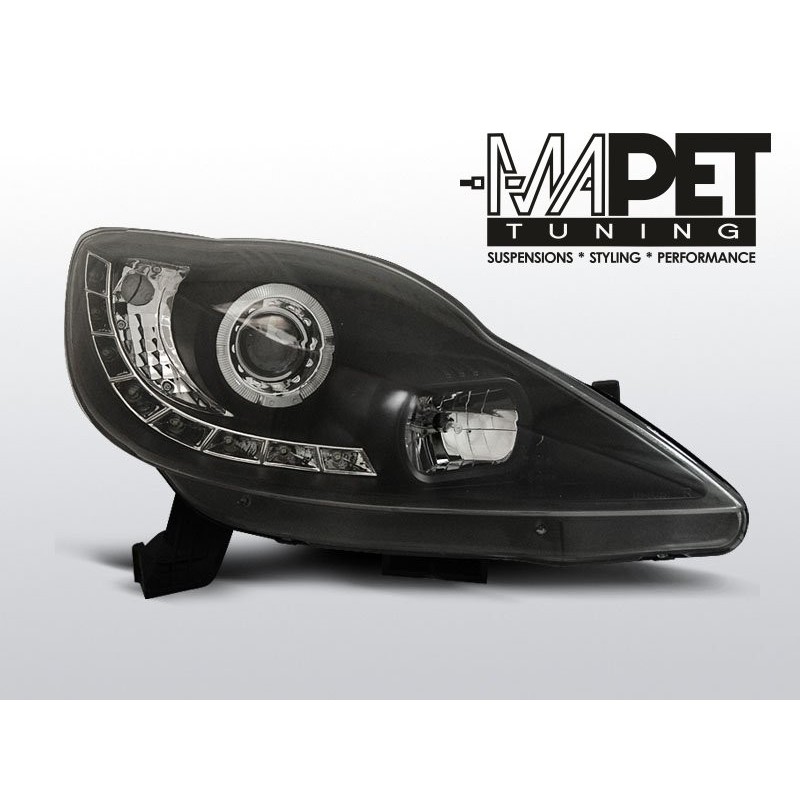 Peugeot 107 diodowe BLACK LPPE25