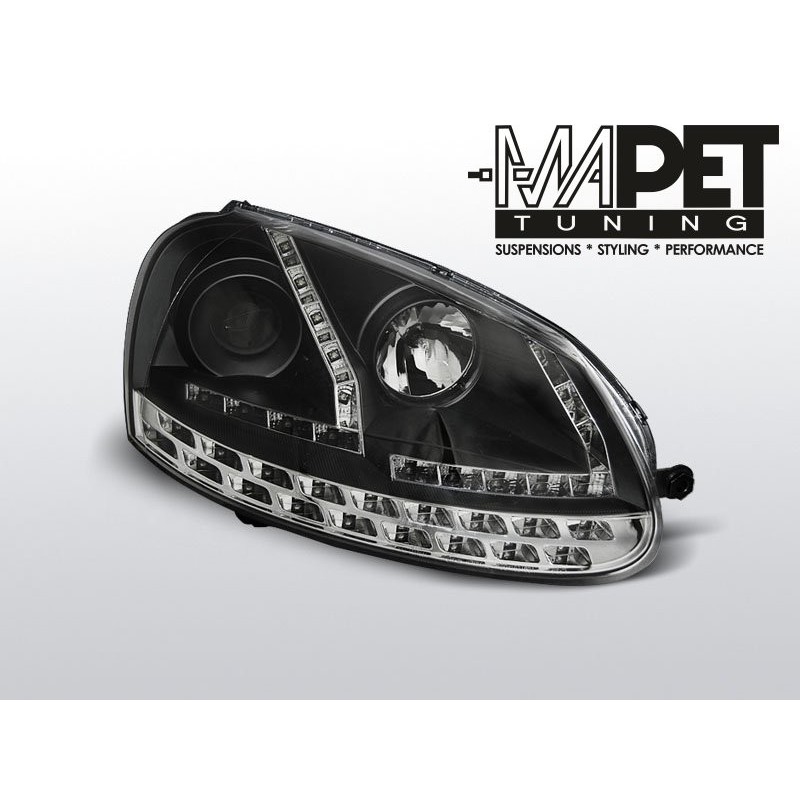 VW GOLF 5 / JETTA diodowe BLACK LED LPVWF9