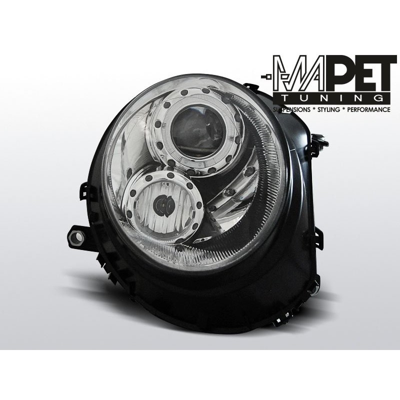 Mini Cooper 06-14 Angel Eyes CHROM soczewki ringi LPMC05
