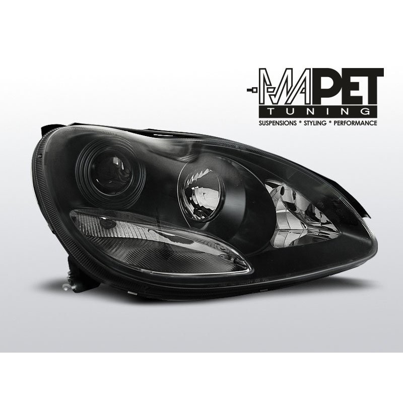 Mercedes S-klasa W220 98-05 BLACK + soczewks LPME66