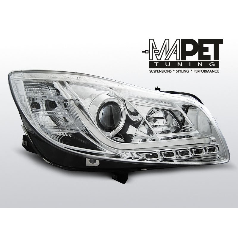 Opel Insignia 08-12 Chrome Tube LED DRL diodowe do jazdy dziennej LPOP94