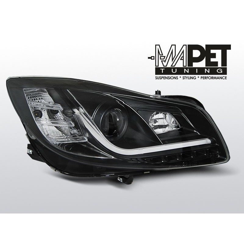 Opel Insignia 08-12 Black Tube LED DRL diodowe do jazdy dziennej LPOP95