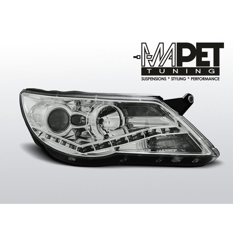 VW Tiguan 07-11 CHROM LED - diodowe LPVWF2