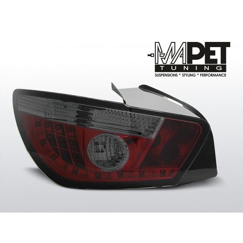 Seat Ibiza 6J 08-12 Smoked Red LED - diodowe LDSE15