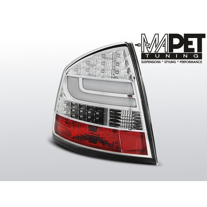 Skoda Octavia II 5D 04- Chrom LED BAR - diodowe LDSK10