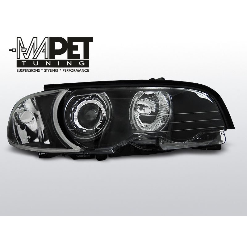 BMW E46 Coupe / Cabrio 99-01 Angel Eyes BLACK Ringi CCFL LPBMB7