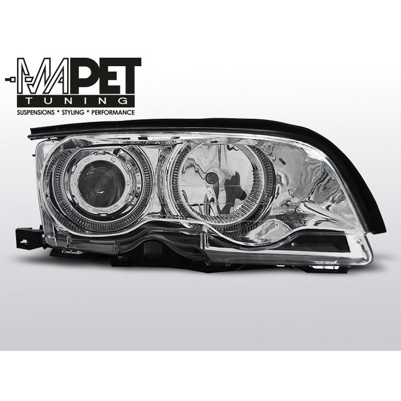 BMW E46 Coupe / Cabrio 99-01 Angel Eyes CHROM Ringi CCFL LPBMB6