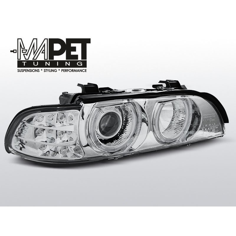 BMW E39 Angel Eyes CHROM LED MIGACZ LPBMA5
