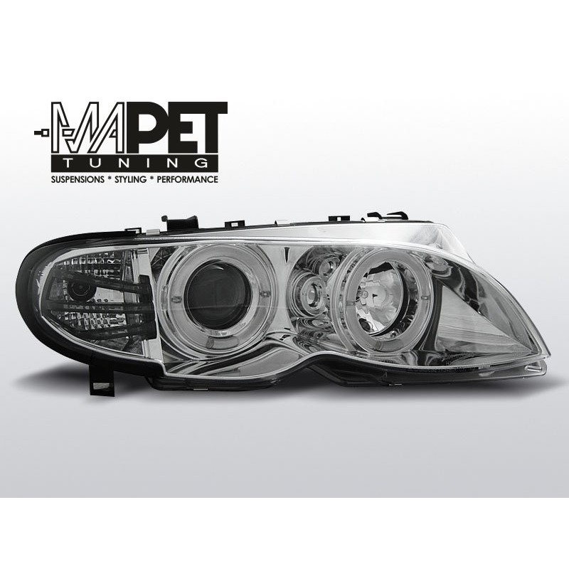 BMW E46 Sedan / Touring 01-05 CLEAR ANGEL EYES CHROM LPBM99