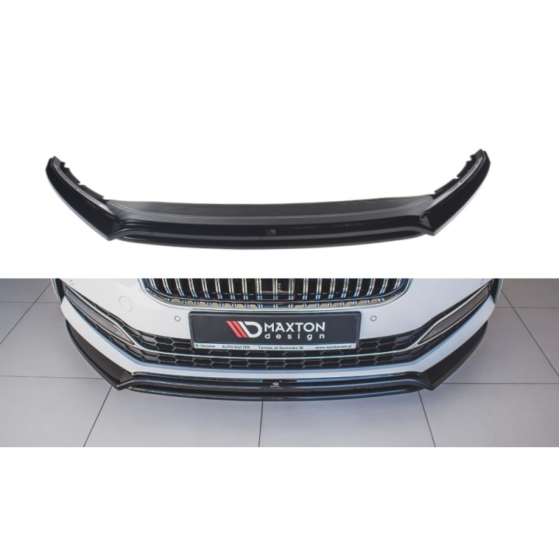 Przedni Splitter / dokładka ABS (ver.3) - Skoda Superb III FL