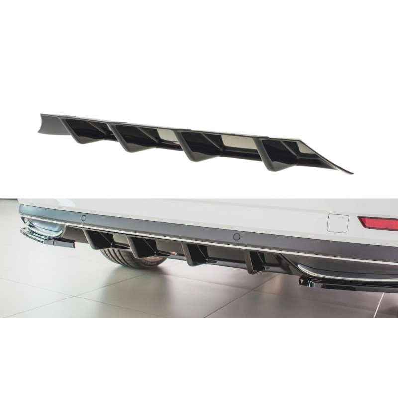 Dyfuzor Tylnego Zderzaka ABS  - Skoda Superb III FL