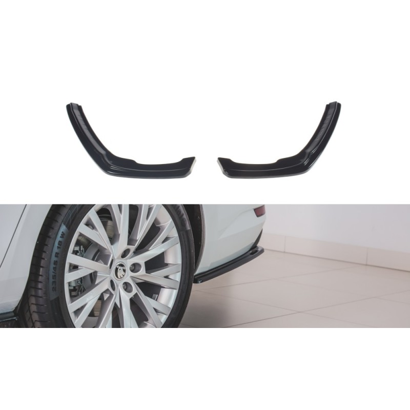 Splittery Boczne Tylnego Zderzaka ABS - Skoda Superb MK3 FL Liftback/Kombi
