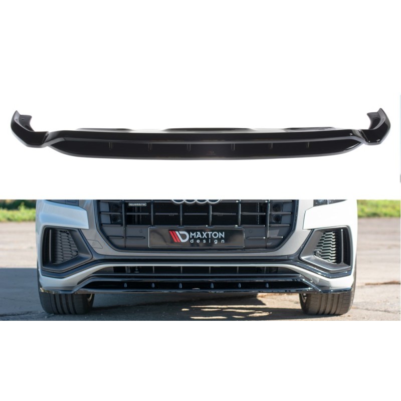 Przedni Splitter / dokładka ABS -  Audi Q8 S-line