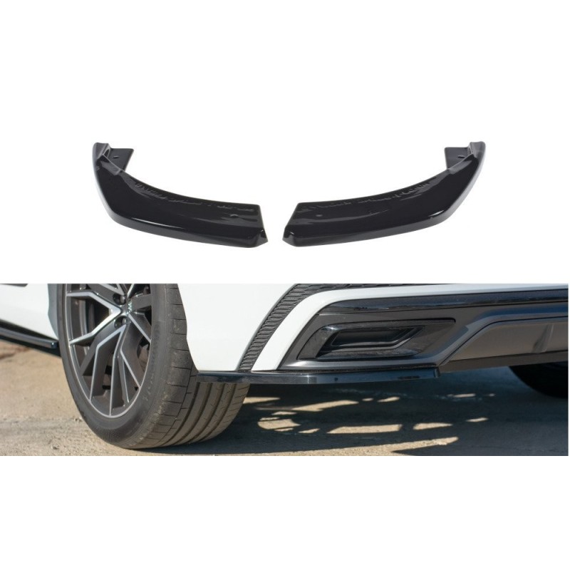 Splittery Boczne Tylnego Zderzaka ABS - Audi Q8 S-line