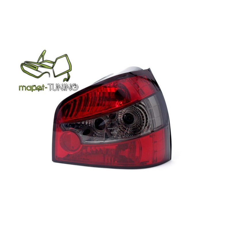 Audi A3 Clearglass Red/Black - LTAU24