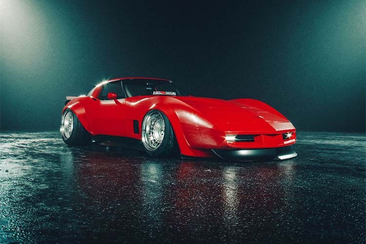 Bagged Widebody Corvette C3 Bagged Widebody Corvette C3
